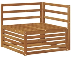 Lauko sofos komplektas 6 pcs Natūrali