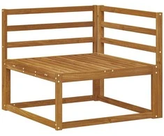 Lauko sofos komplektas 6 pcs Natūrali Kietos akacijos mediena