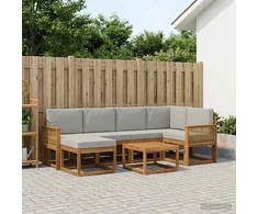 Lauko sofos komplektas 7 vnt. 6 vietos