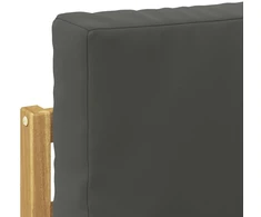 Lauko sofos komplektas 8 vnt. Balta ir antracito Poliesteris