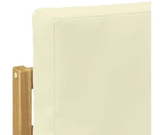 Lauko baldų komplektas Lauko sofos komplektas 8 vnt. Balta ir kreminė Poliesteris