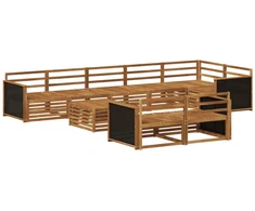 Lauko sofos komplektas 9 pcs