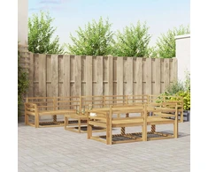 Lauko sofos komplektas 9 pcs Balta 79 x 79 x 37 cm
