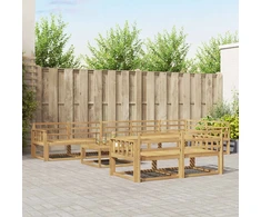 Lauko sofos komplektas 9 pcs Balta 79 x 79 x 37 cm