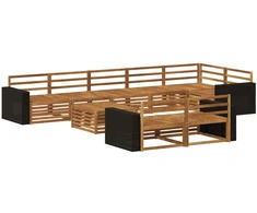 Lauko sofos komplektas 9 pcs