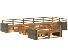 Lauko sofos komplektas 9 pcs