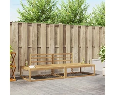 Lauko sofos komplektas Balta 230,5 x 83 x 73 cm