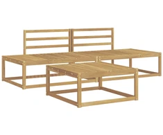 Lauko sofos komplektas Balta 79 x 79 x 37 cm
