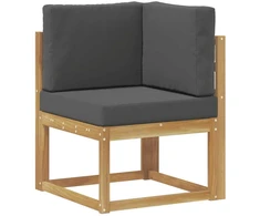 Lauko sofos komplektas 10 vnt. Balta ir antracito