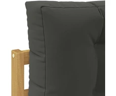 Lauko baldų komplektas Lauko sofos komplektas 6 vnt. Balta ir antracito