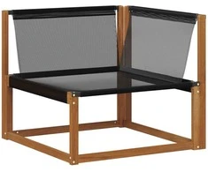 Lauko sofos komplektas su pagalve 6 pcs Natūralus ir bežinis