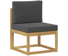 Lauko sofos komplektas 6 vnt. Balta ir antracito