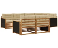 Lauko sofos komplektas su pagalve 7 pcs