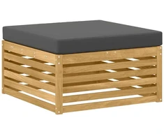 Lauko sofos komplektas 9 vnt. Balta ir antracito