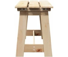 Lauko suolas Natūrali 119 x 37 x 47 cm Kietas pušų medis