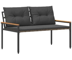 Lauko suolas 2 -Seater 116 x 67,5 x 72 cm poliratanas