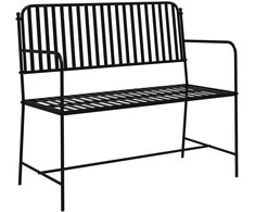 Sodo suolas Juoda 103,5 x 51,5 x 90 cm Plienas
