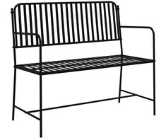 Sodo suolas Juoda 103,5 x 51,5 x 90 cm Plienas