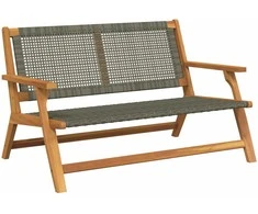 Sodo baldai Pilka 122 x 78 x 73 cm Kietos akacijos mediena