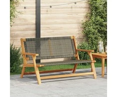 Sodo baldai Pilka 122 x 78 x 73 cm Kietos akacijos mediena