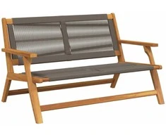 Sodo baldai Pilka 122 x 76 x 73 cm Kietos akacijos mediena