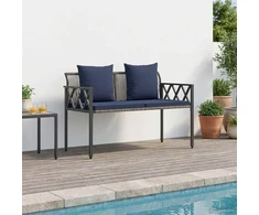 Lauko suoleliai 2 -Seater 116 x 56 x 75 cm poliratanas