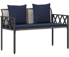 Lauko suoleliai 2 -Seater 116 x 56 x 75 cm poliratanas