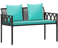 Lauko suoleliai 2 -Seater 116 x 56 x 75 cm poliratanas
