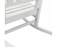 Sodo supamoji kėdė Balta 92 x 70 x 108cm HDPE