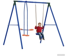 Lauko sūpynių rėmas su glideriu, skirtas iki 3 vaikų