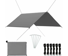 Lauko tentas, pilkos spalvos, 3x2,85m
