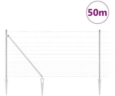 Suvirintas vielinis tvoras su smailiais galais 50 x 1,2 m