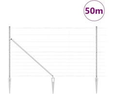 Suvirintas vielinis tvoras su smailiais galais 50 x 1,4 m