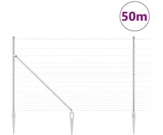 Suvirintas vielinis tvoras su smailiais galais 50 x 1,5 m