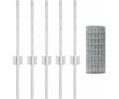 Euro tvoros su stulpu 10 x 0,4 m Galvanizuotas plienas