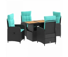 Lauko baldų komplektas Lauko valgomojo komplektas 5 pcs poliratanas