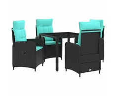 Lauko valgomojo komplektas 5 pcs poliratanas