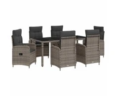 Lauko valgomojo komplektas 7 pcs