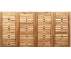Valgomojostalas Ruda 200 x 90 x 75 cm Kietos akacijos mediena