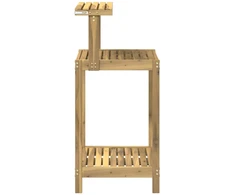 Lauko vazonų stalas 56,5 x 48,5 x 107 cm Balta