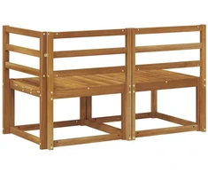 Lauko vidurinė ir kampinė sofa 2 Vienetas Natūrali