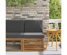 Lauko Vidurinis Sofa Kietos akacijos mediena Natūrali