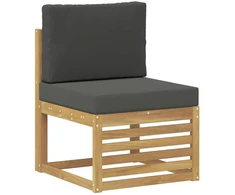 Lauko Vidurinis Sofa Kietos akacijos mediena Balta