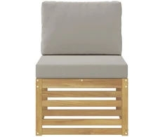Lauko Vidurinis Sofa Kietos akacijos mediena Balta