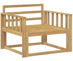 Lauko Vidurinis Sofa Kietos akacijos mediena Balta