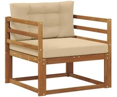 Lauko Vidurinis Sofa Natūrali
