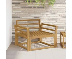 Lauko Vidurinis Sofa Kietos akacijos mediena Balta