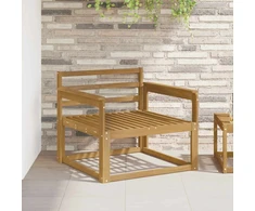 Lauko Vidurinis Sofa Kietos akacijos mediena Balta