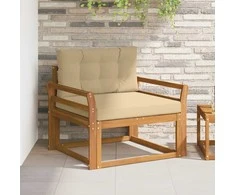 Lauko Vidurinis Sofa Natūrali