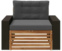 Lauko Vidurinis Sofa Natūrali